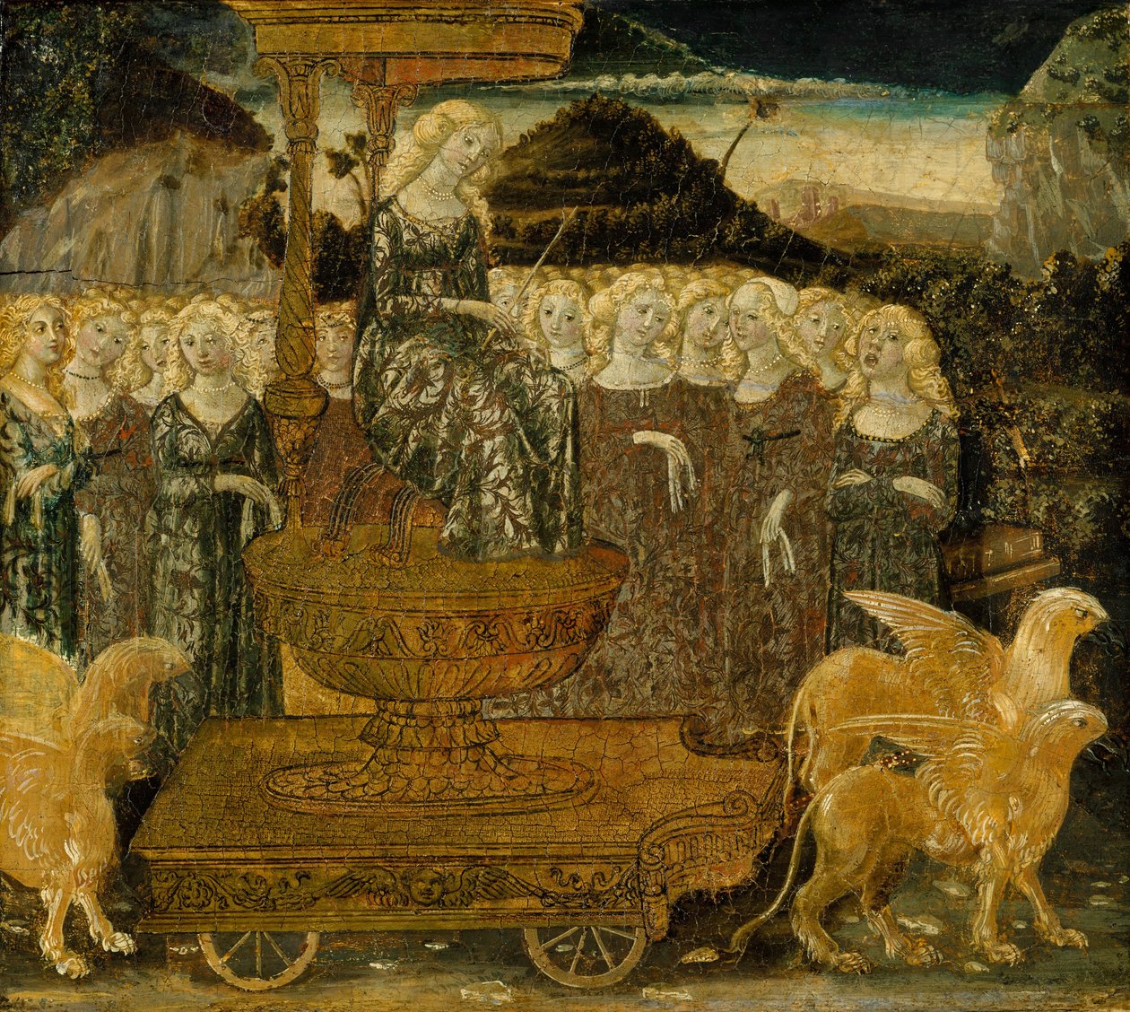 İffetli Aşk Tanrıçası, 1468-75. by Francesco di Giorgio Martini