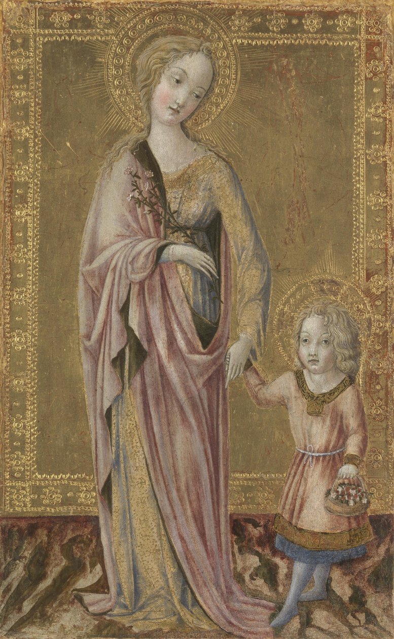 Aziz Dorothy ve Bebek İsa, yaklaşık 1460 by Francesco di Giorgio Martini