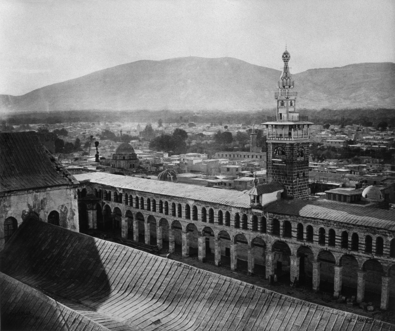 Dış görünüm, Emevi Camii, Şam, Suriye, 1862 (ayrıca bkz. 345703) by Francis Bedford