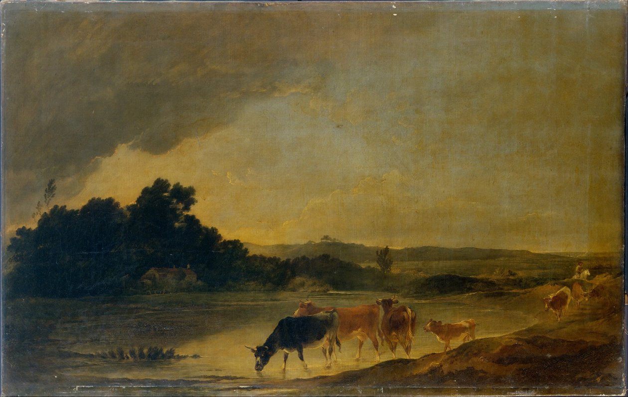 Sığır ile manzara by Francis Bourgeois