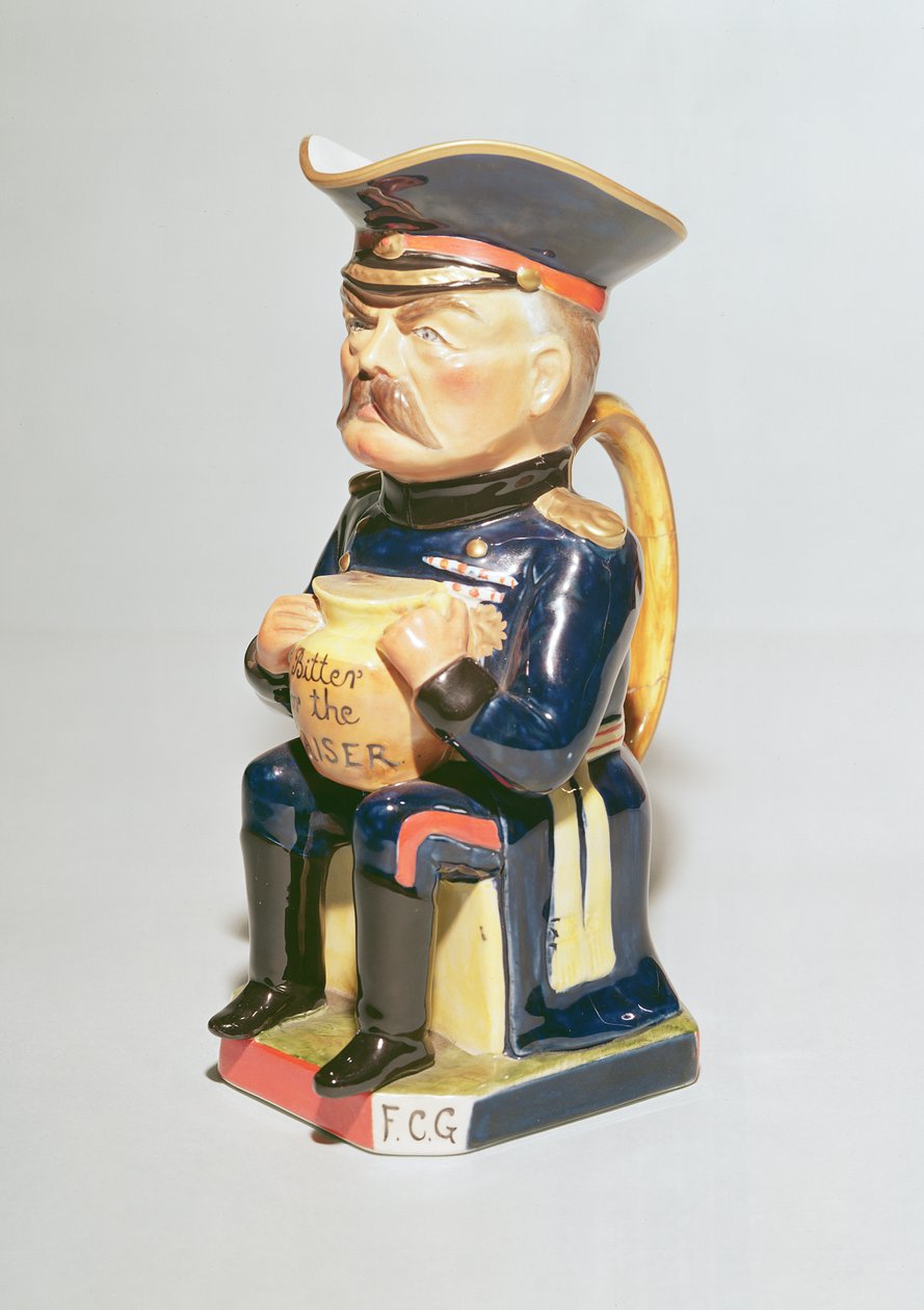 Lord Kitchener toby sürahisi, Wilkinson tarafından hazırlanmış, 1915 (seramik) by Francis Carruthers Gould