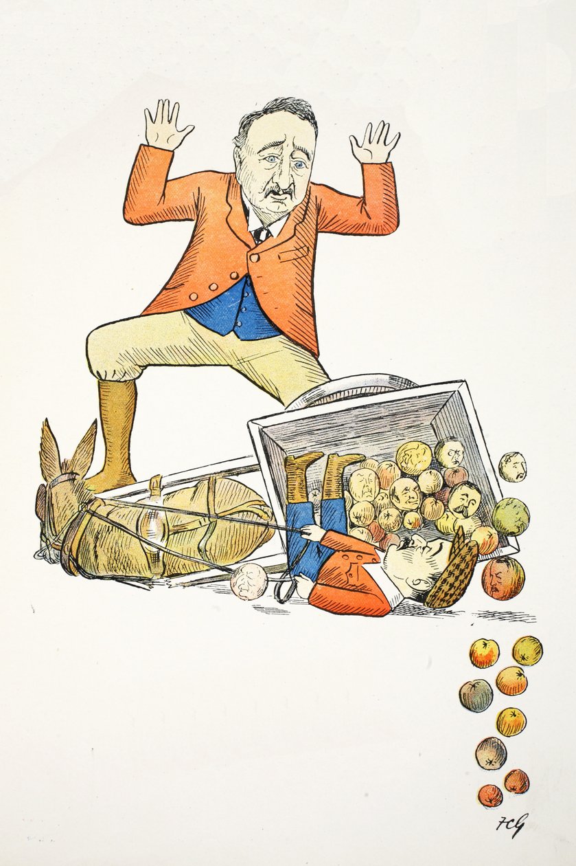 Elmas Madeni R, Struwwelpeter Alfabesinden örnek, Harold Begbie (1871–1929) ayeti by Francis Carruthers Gould