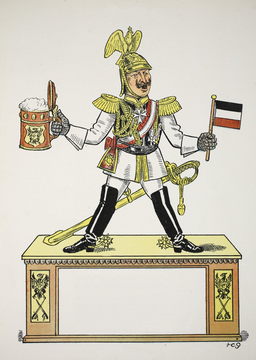 The Top G, Struwwelpeter Alfabesinden örnek, Harold Begbie (1871–1929) by Francis Carruthers Gould