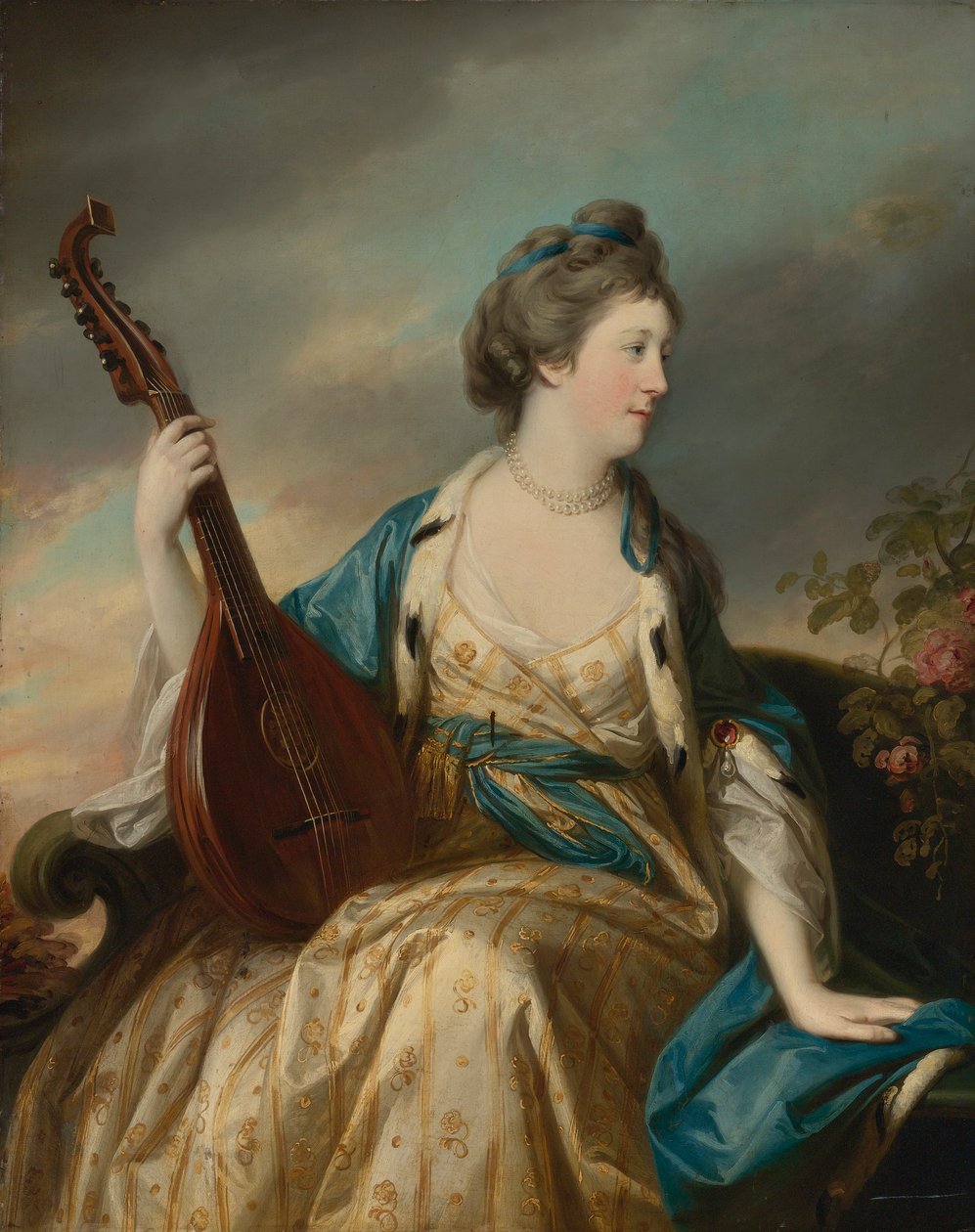 Alice, Shipbrook Kontesi tuval üzerine yağlı boya by Francis Cotes