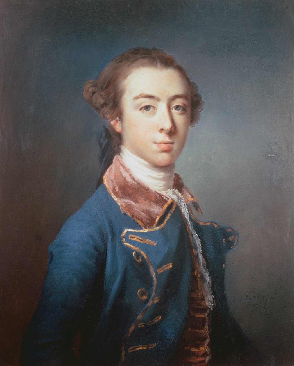 Topham Beauclerk (1739-80) (pastel on paper) by Francis Cotes