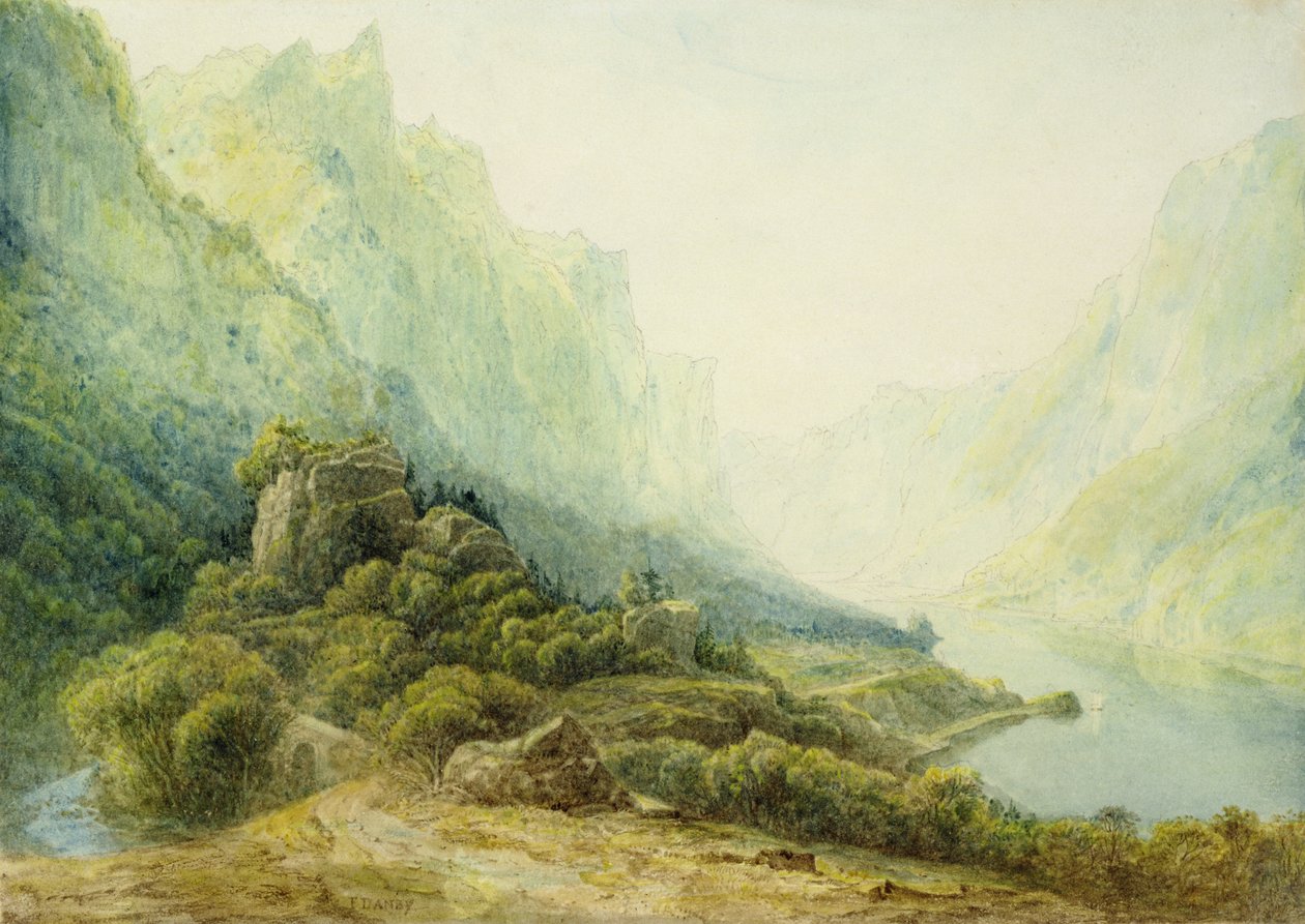 Norveç Fiyordu by Francis Danby