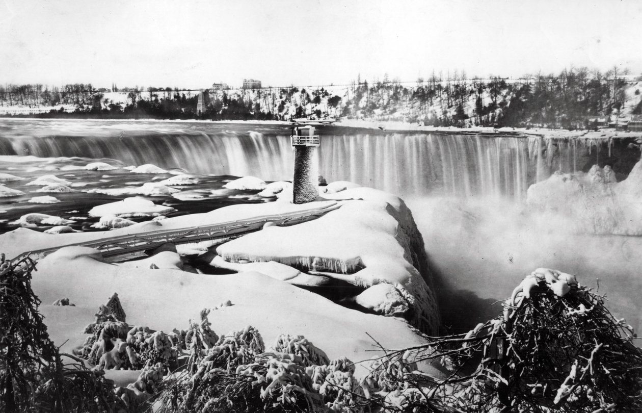 Karda Niagara Şelalesi, 1850-70 dolayları by Francis Frith