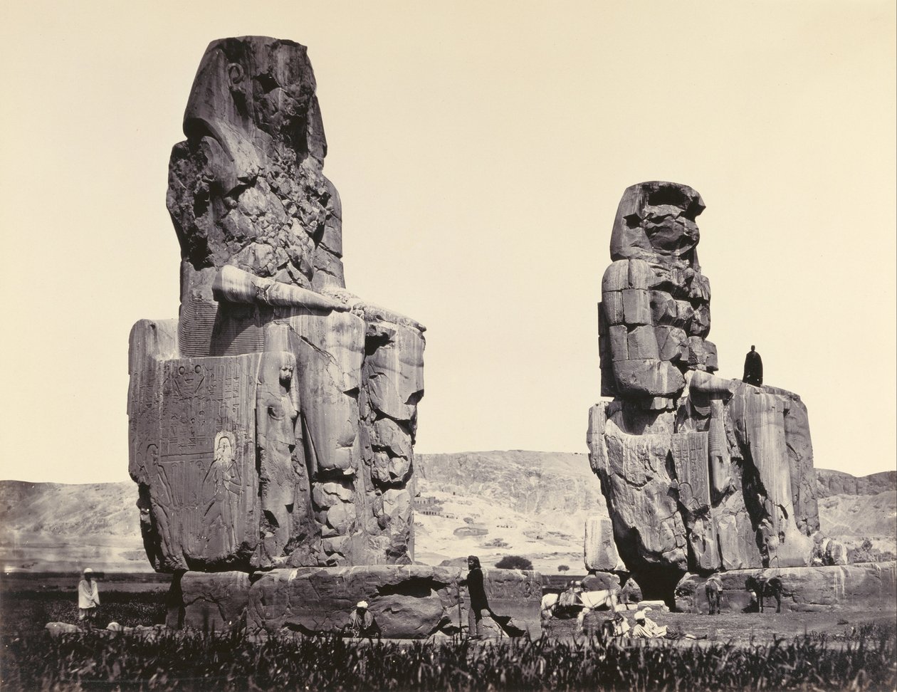 Ova Heykelleri, Thebes by Francis Frith