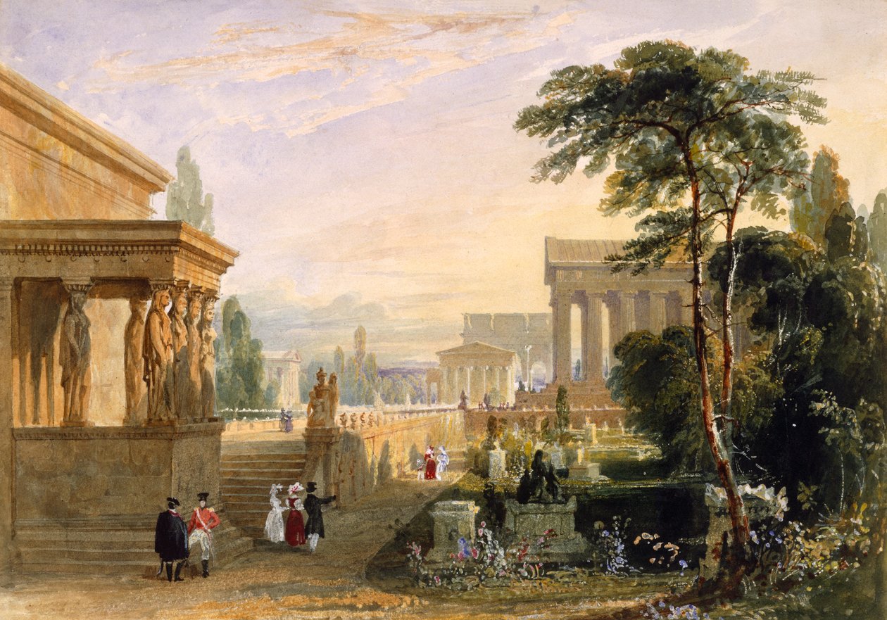 Önerilen Büyük Millet Mezarlığı, 1830 by Francis Goodwin