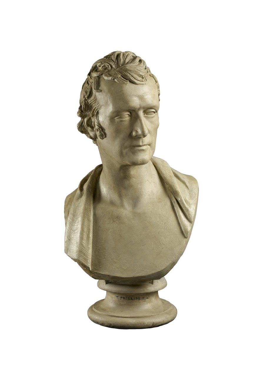 Thomas Phillips büstü, RA (1770-1845), 1821 (alçı) by Francis Legatt Chantrey