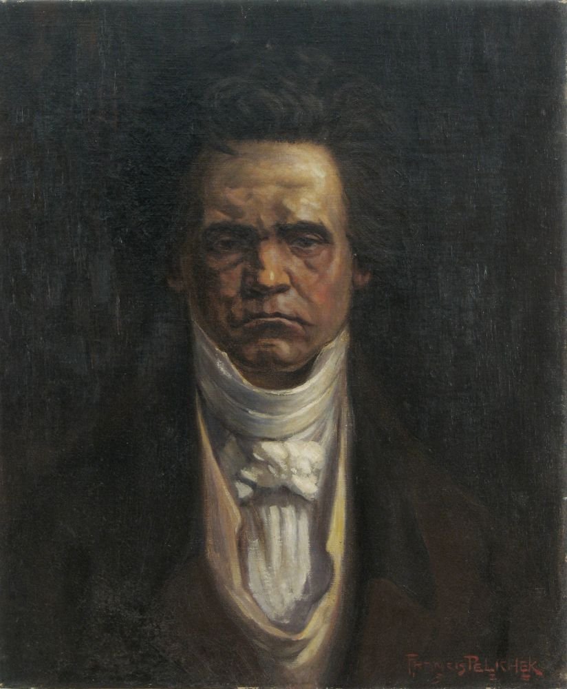 Beethoven Portekizlilerinin Portresi: Retrato de Beethoven by Francis Pelichek