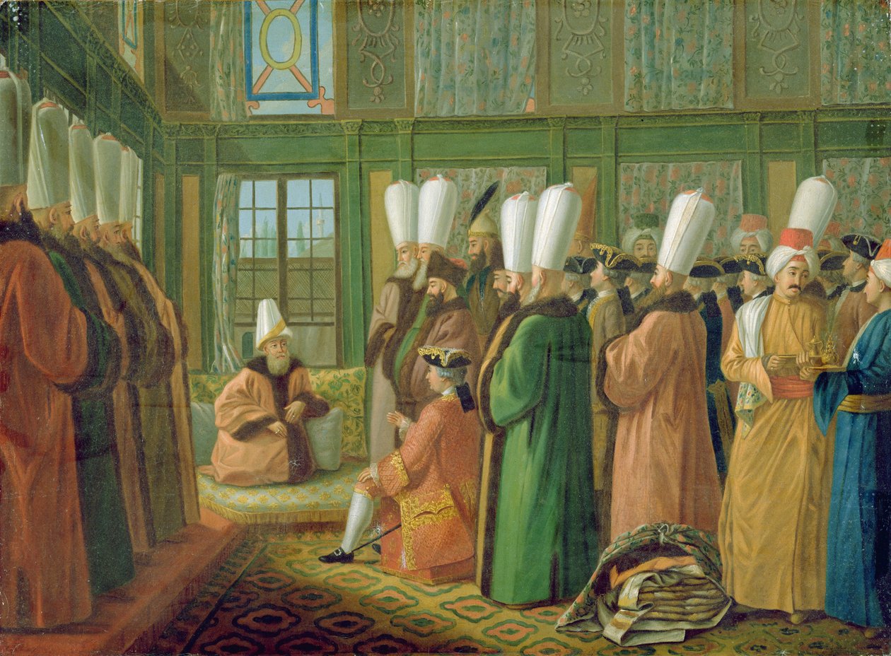 İngiliz Büyükelçisine Seyirci veren Sadrazam by Francis Smith