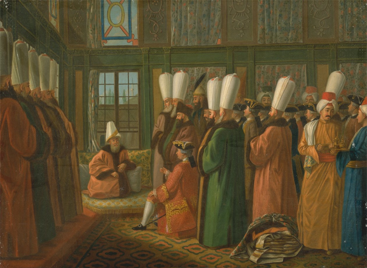 İngiliz Büyükelçisine Seyirci veren Sadrazam by Francis Smith