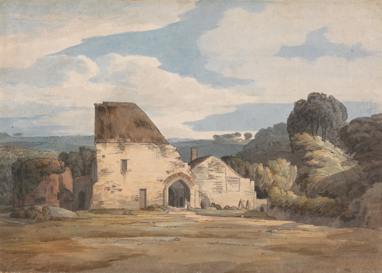 Dunkeswell Manastırı, 20 Ağustos 1783 by Francis Towne