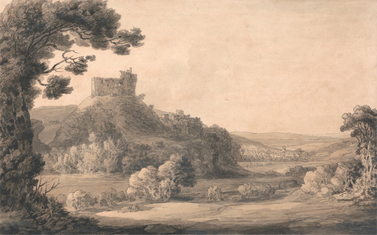 Okehampton Kalesi by Francis Towne