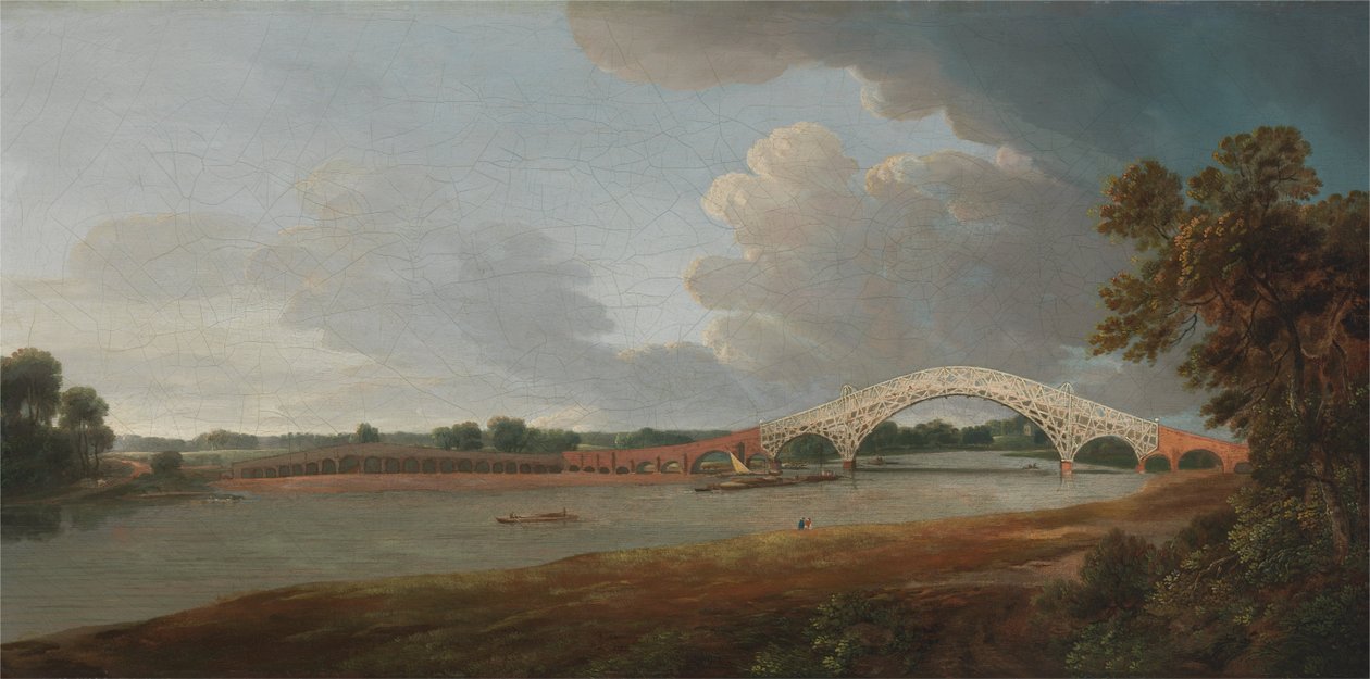 Eski Walton Köprüsü by Francis Towne
