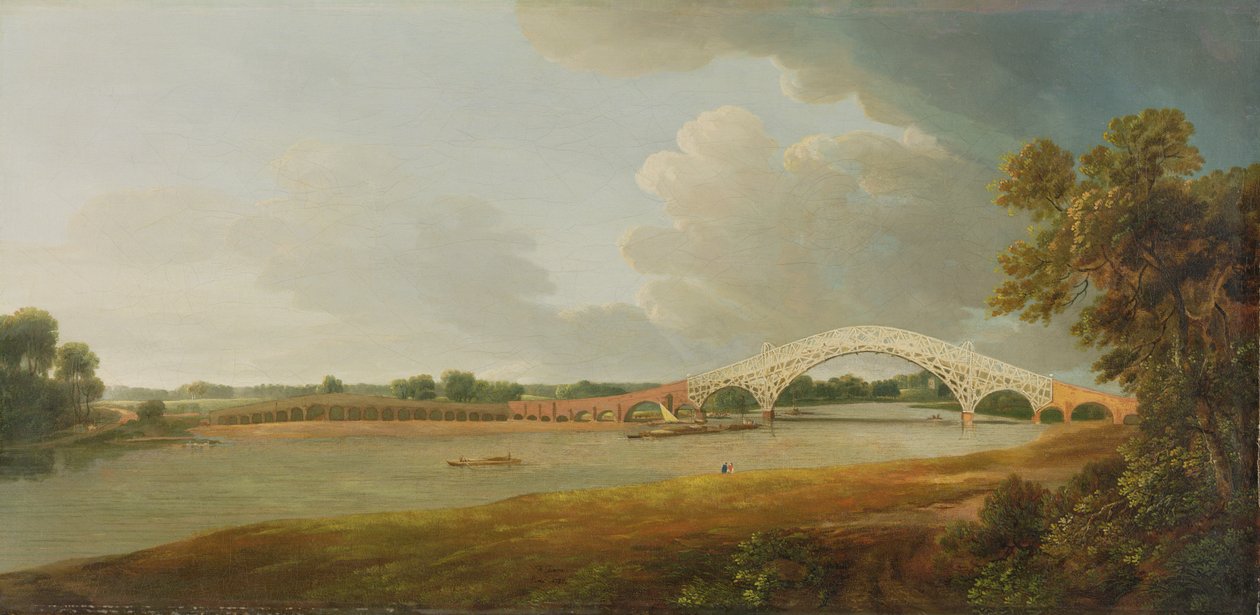 Eski Walton Köprüsü, 1785 by Francis Towne