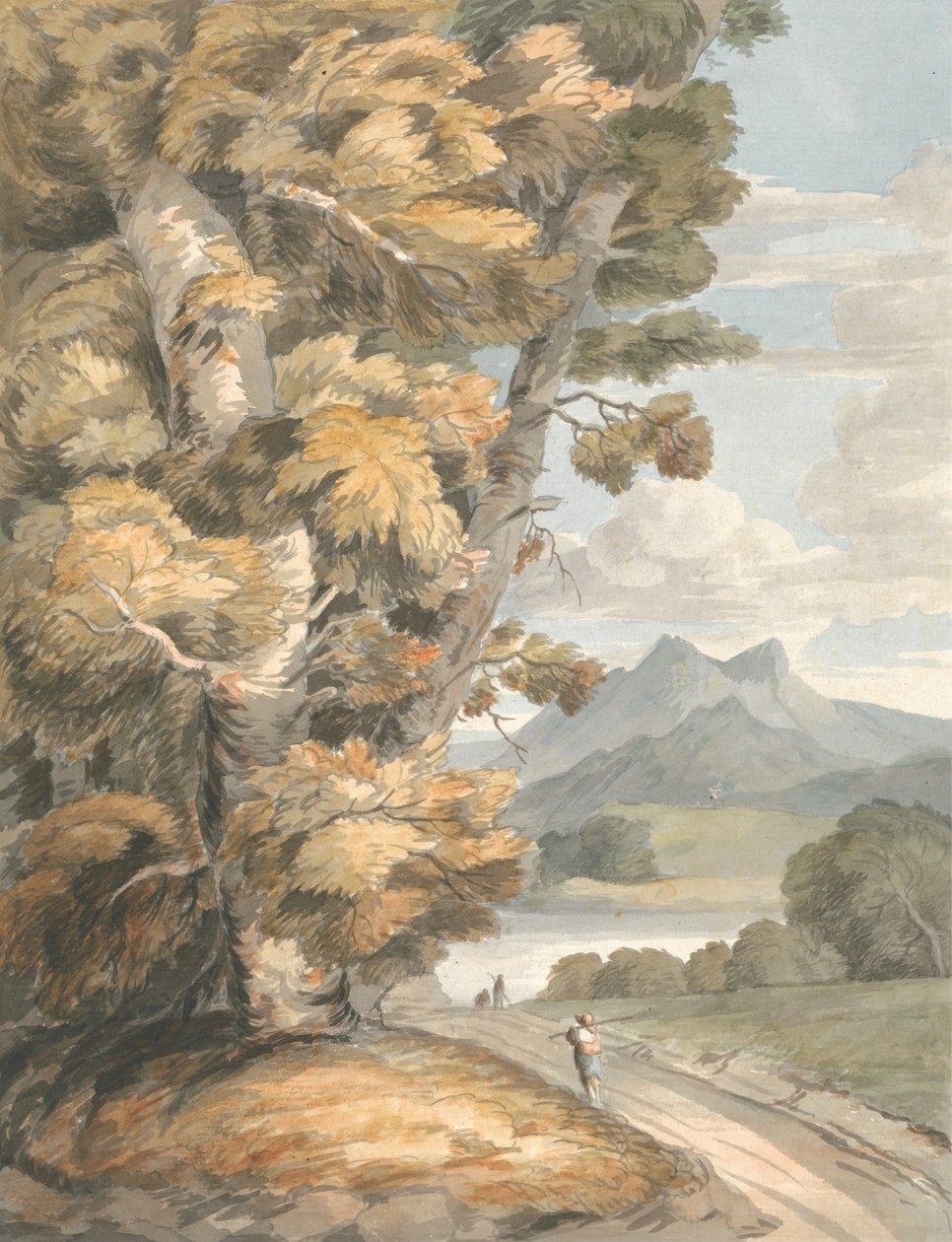 Göle Giden Yol by Francis Towne