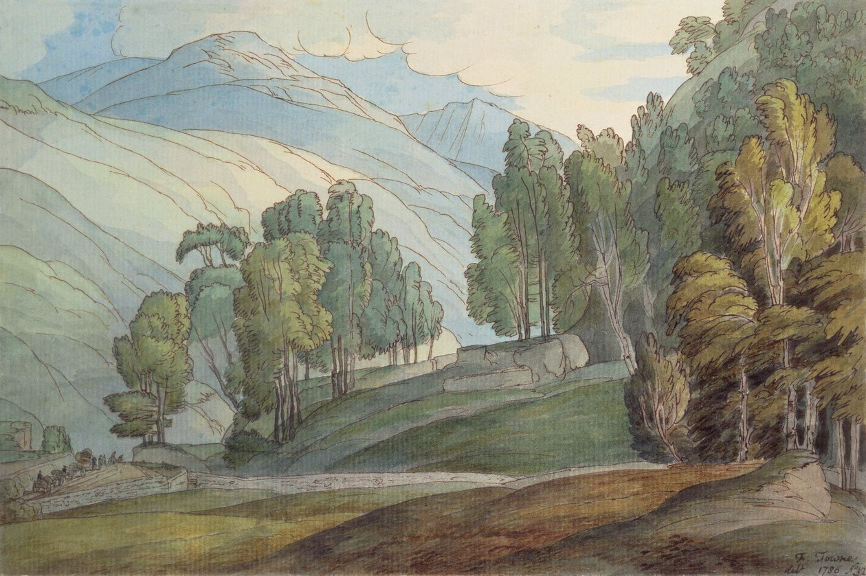 John Vadisi, 1786 by Francis Towne