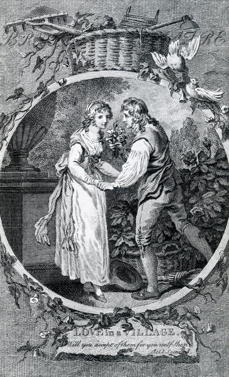 Love in a Village, 1791  by Francis Wheatley