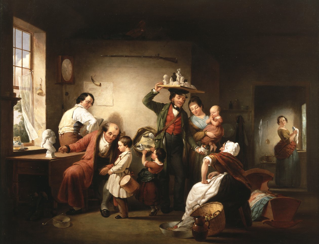 Görüntü Pedlar, c.1844 by Francis William Edmonds