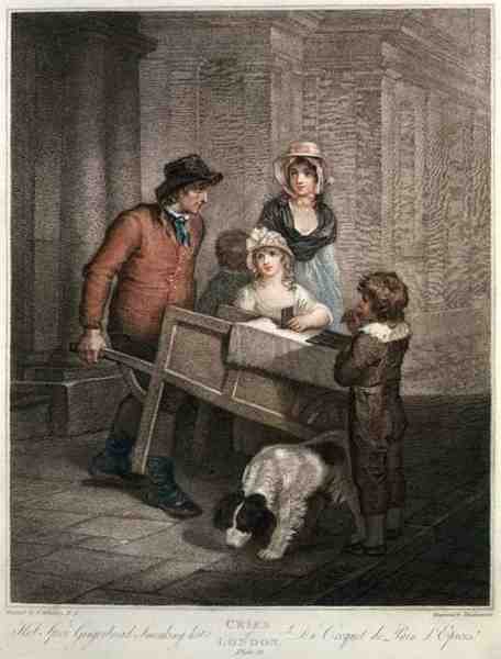 Giovanni Vendramini (1769-1839), pub tarafından oyulmuş "Hot Spice Gingerbread Smoke Hot", "Londra