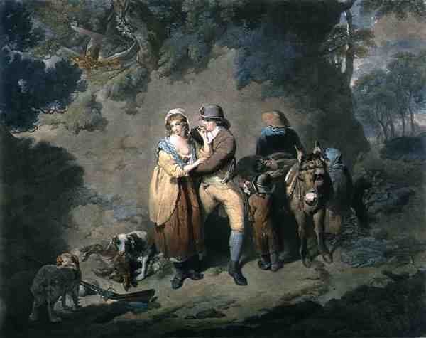 Amorous Sportsman, Charles Hodges (1764-1837), pub tarafından oyulmuş. J.R. Smith tarafından by Francis (after) Wheatley