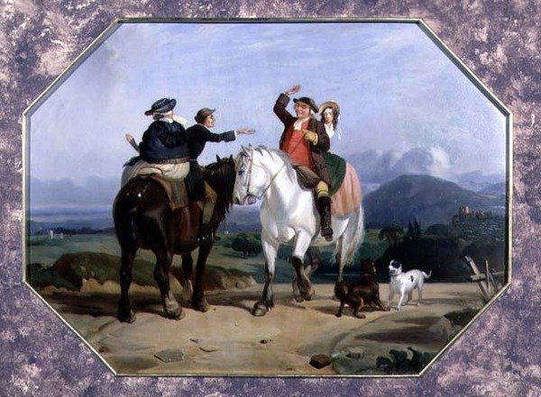 Piyasadan Geri Dönüş by Francis (after) Wheatley
