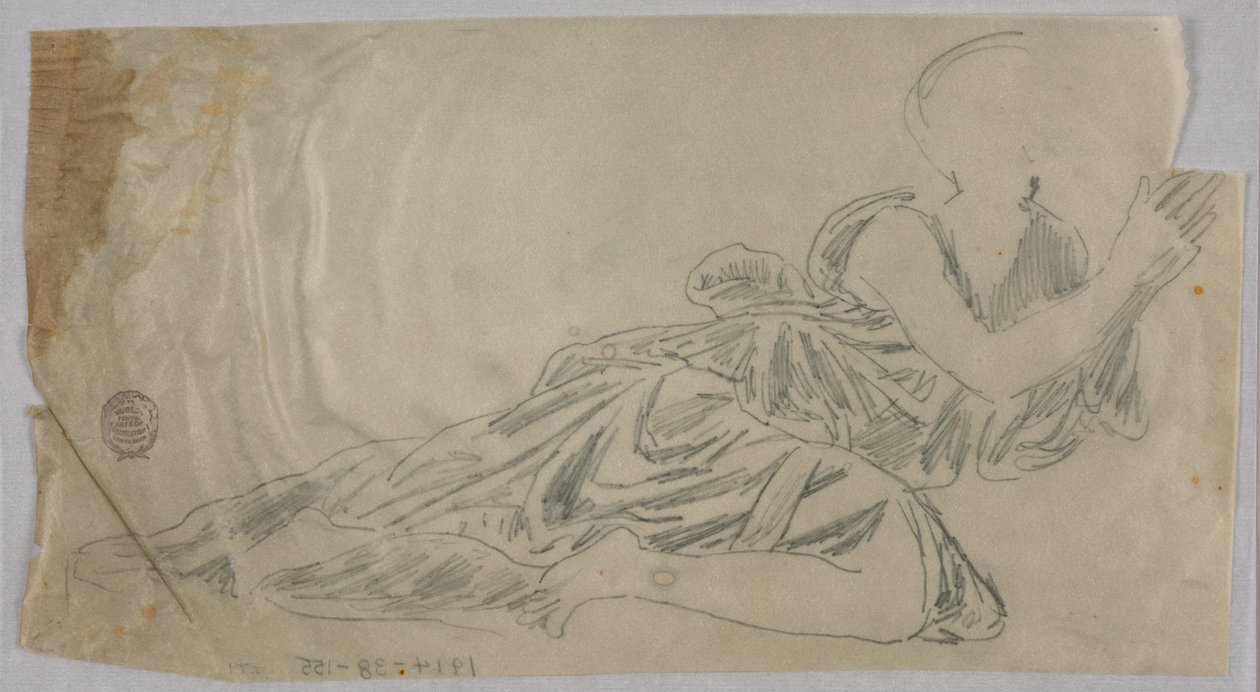 Perdelik Çalışması by Francis Augustus Lathrop