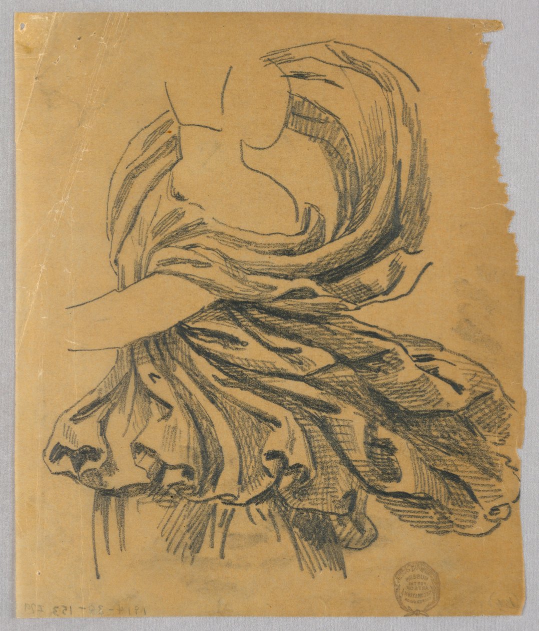 Perdelik Çalışması by Francis Augustus Lathrop
