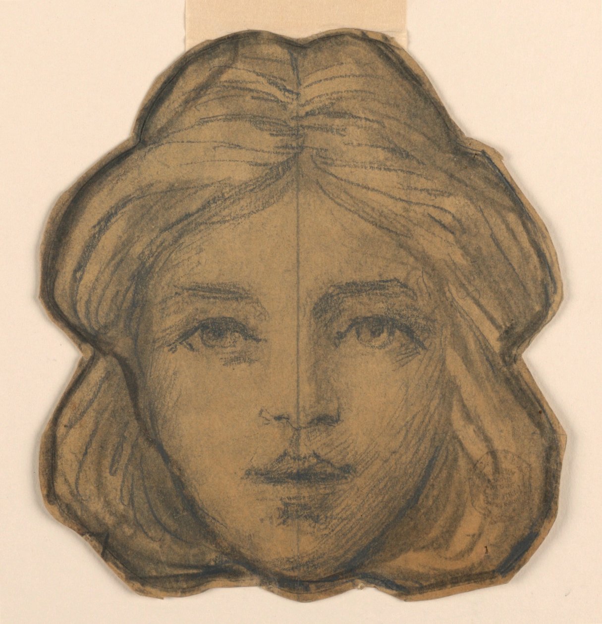 Kadın Başı (Vitray Projesi) by Francis Augustus Lathrop