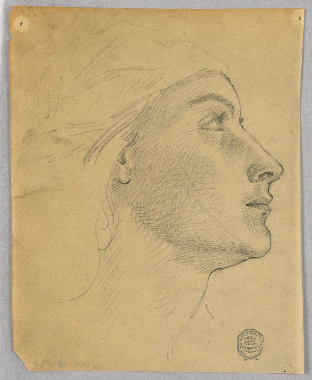Bir Kadının Başı by Francis Augustus Lathrop