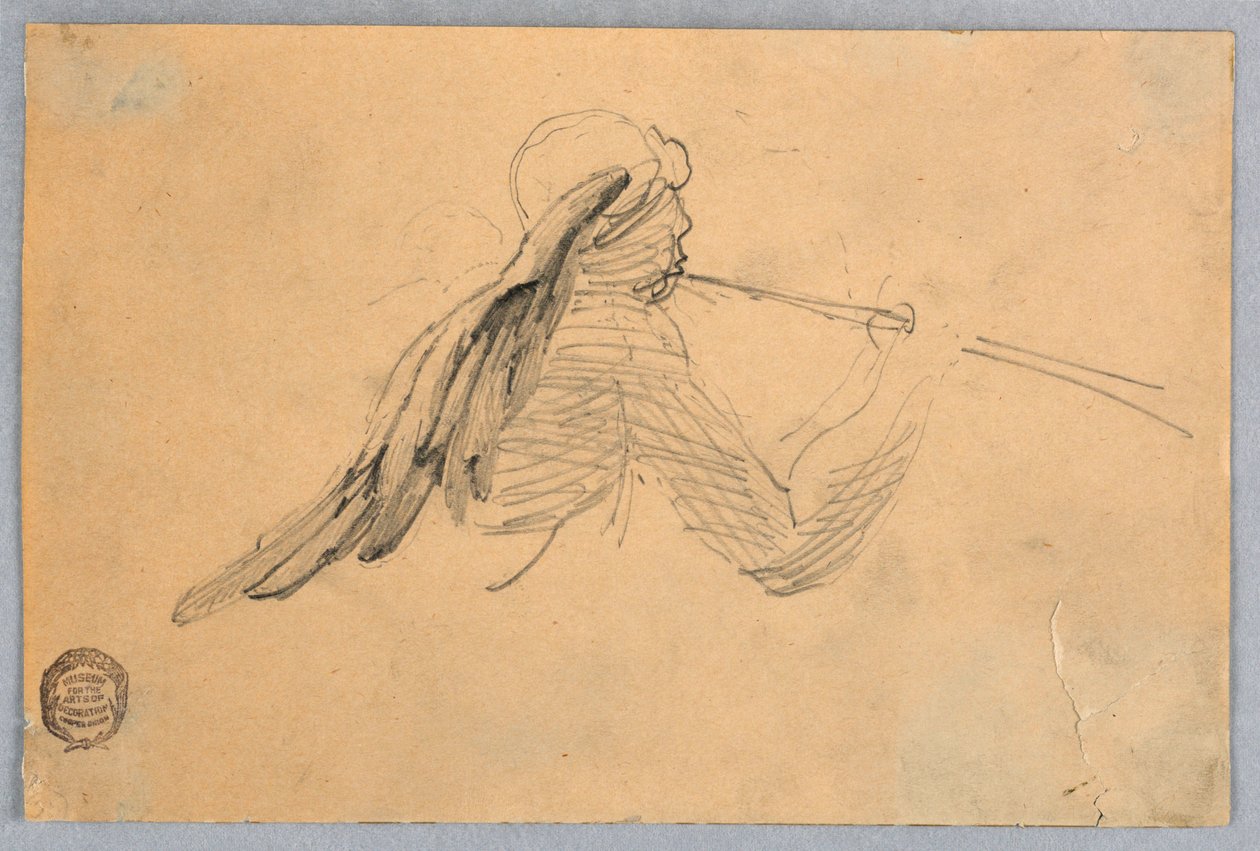 Bir Melek için Eskiz by Francis Augustus Lathrop