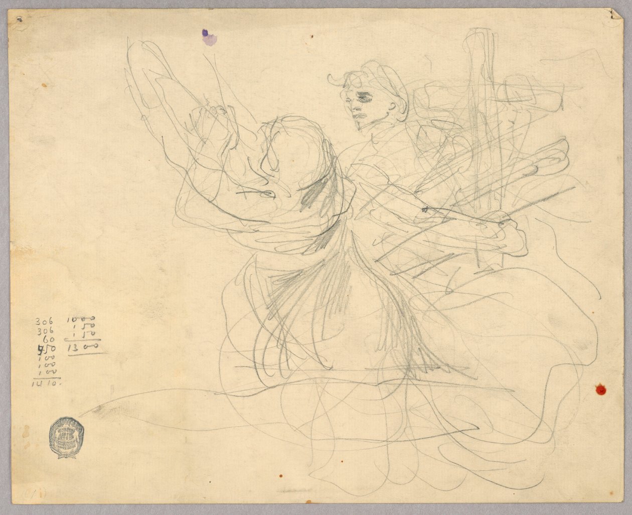 Yükseliş için Figürlerin Kroki by Francis Augustus Lathrop