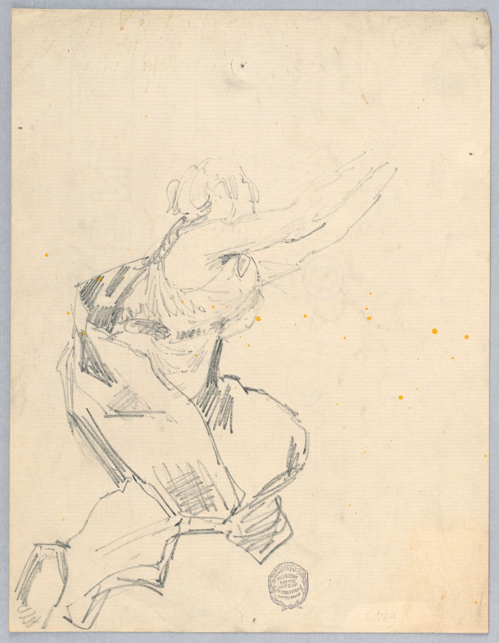 Bir Kadının Kroki by Francis Augustus Lathrop