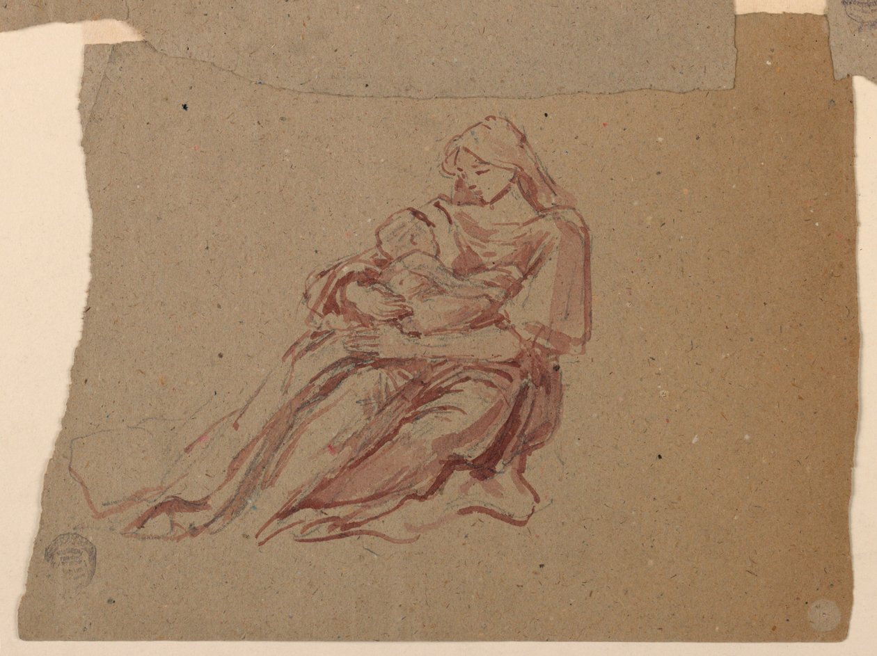 "Charity," St. Bartholomew's Church, New York, NY için Çalışma by Francis Augustus Lathrop