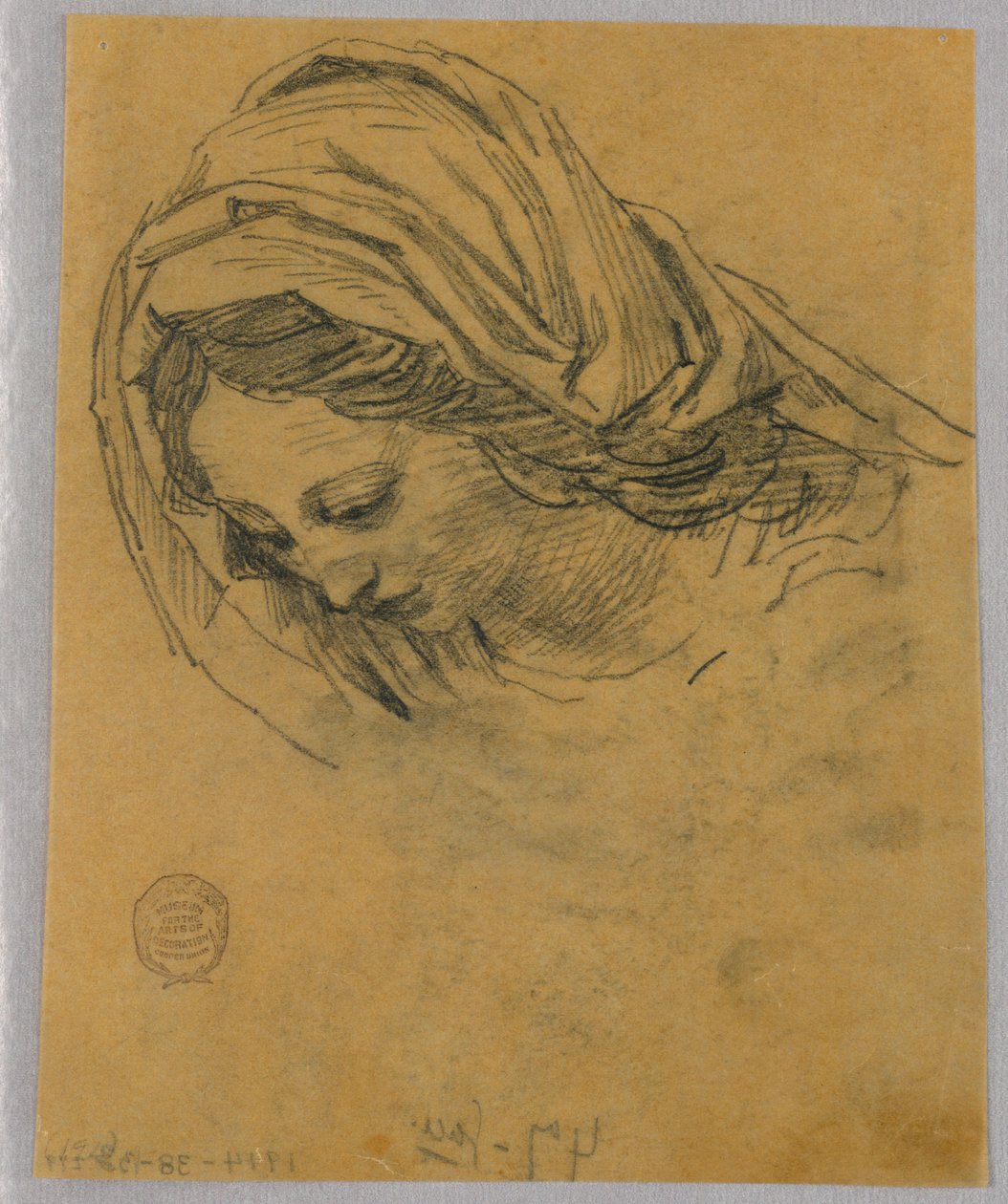 Madonna Başkanı için Çalışma by Francis Augustus Lathrop
