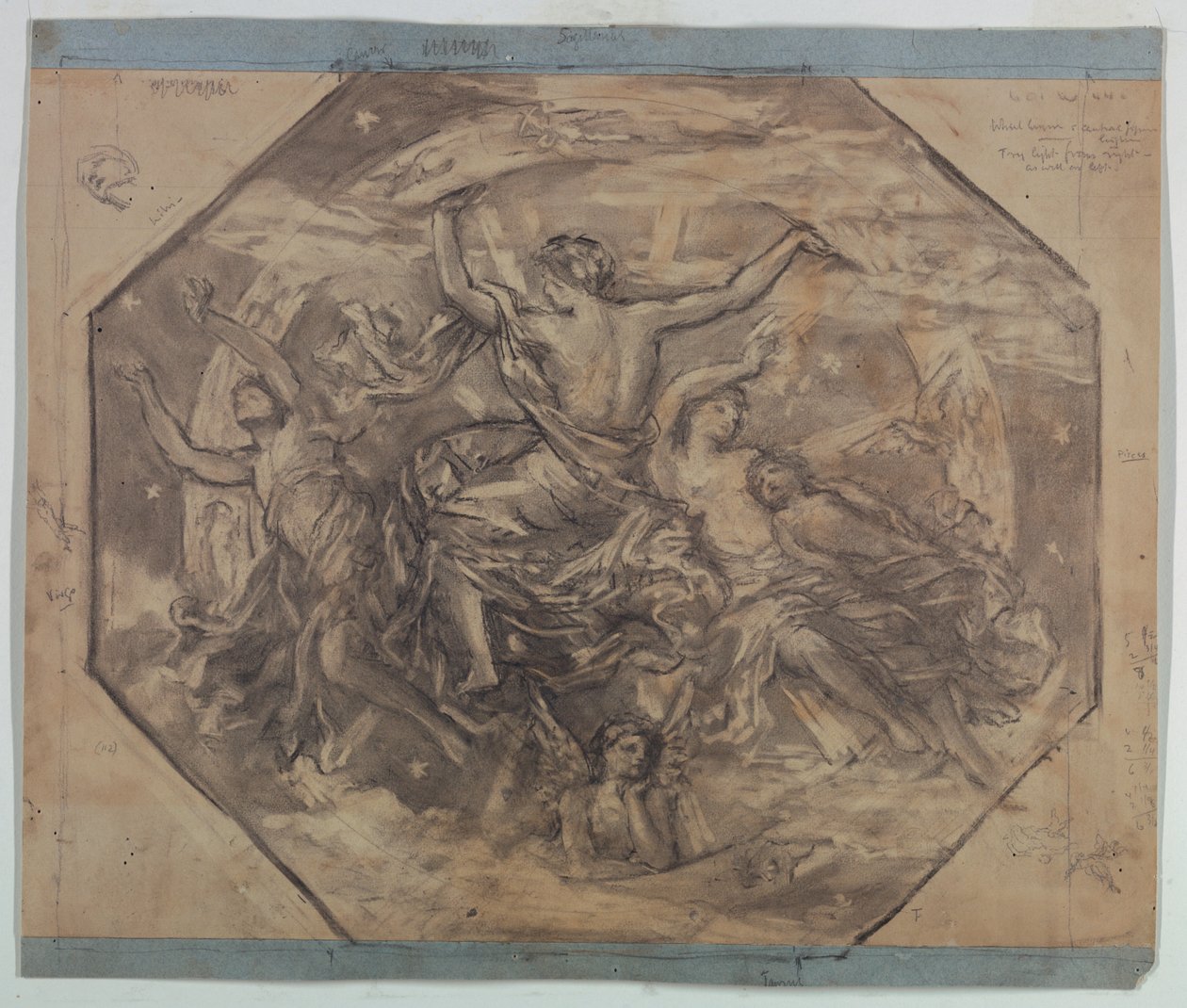 "Zodyak" için çalışma by Francis Augustus Lathrop