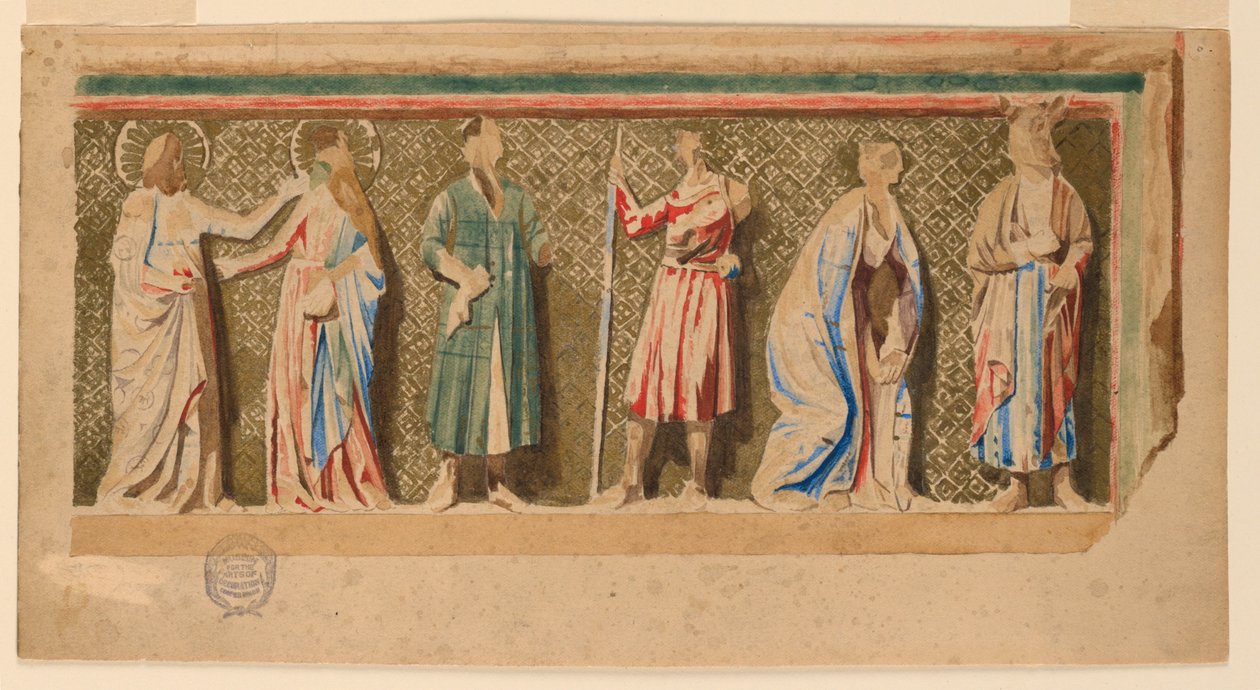 "Saint-Germer-de-fly Altarpiece" çalışması, Paris, Fransa by Francis Augustus Lathrop