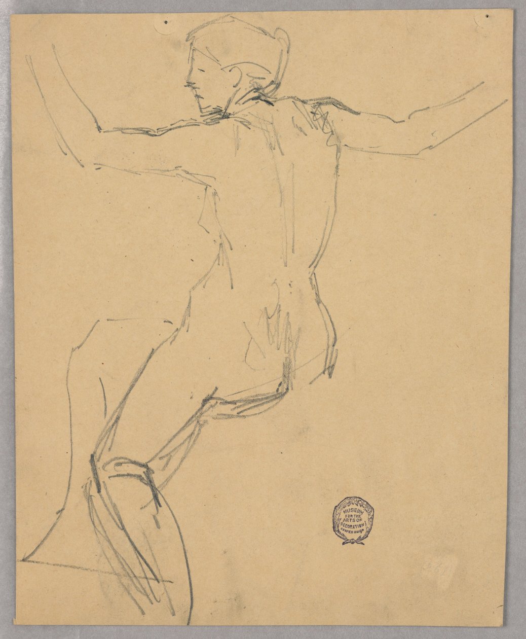 Çıplak Figür Çalışması by Francis Augustus Lathrop