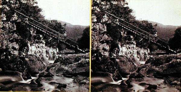 Bettws-y-Coed, Madenci Köprüsü (fotoğraf) by Francis Bedford