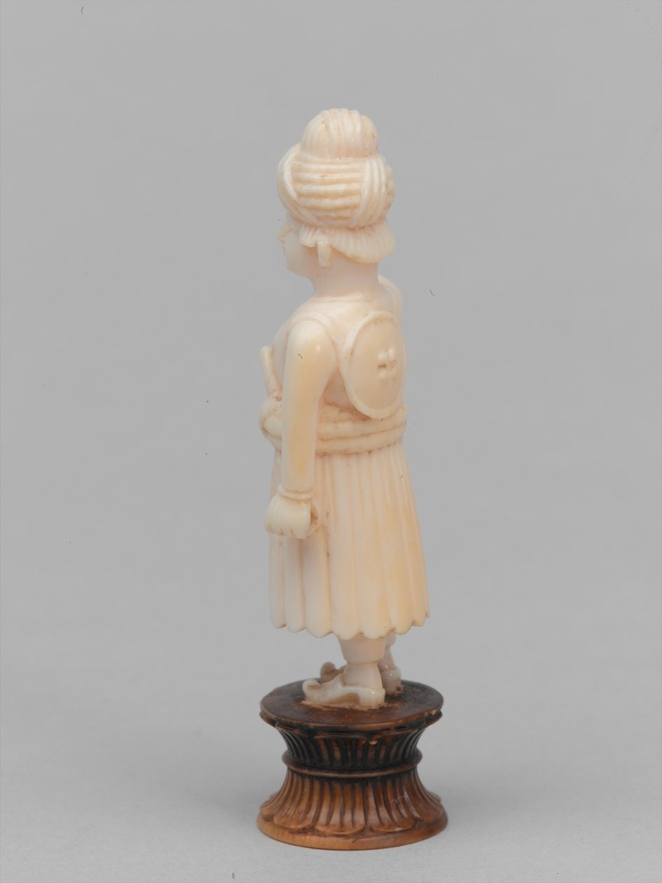 Siyah piyon, satranç taşı, Hindistan, 1820 dolaylarında by Francis Bedford