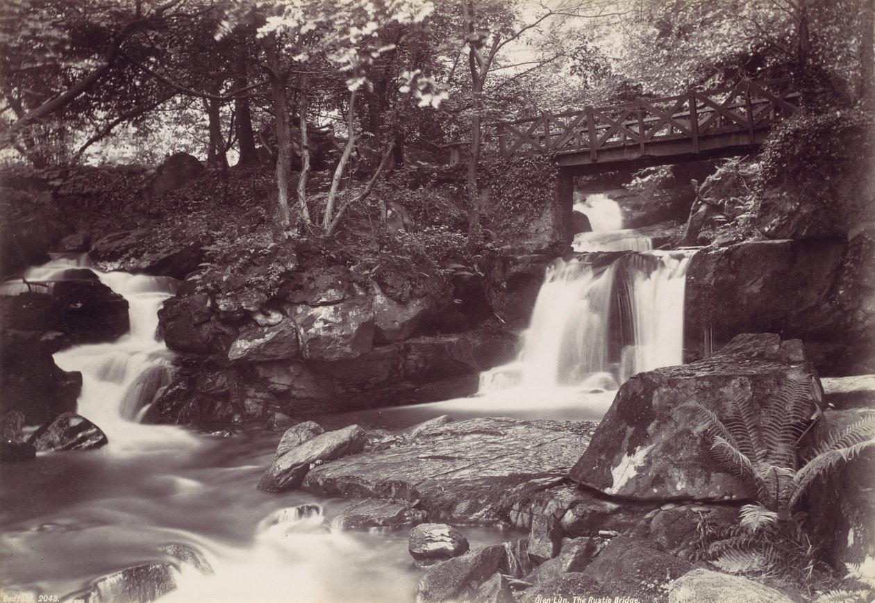 Glen Lun. Rustik Köprü, 1870