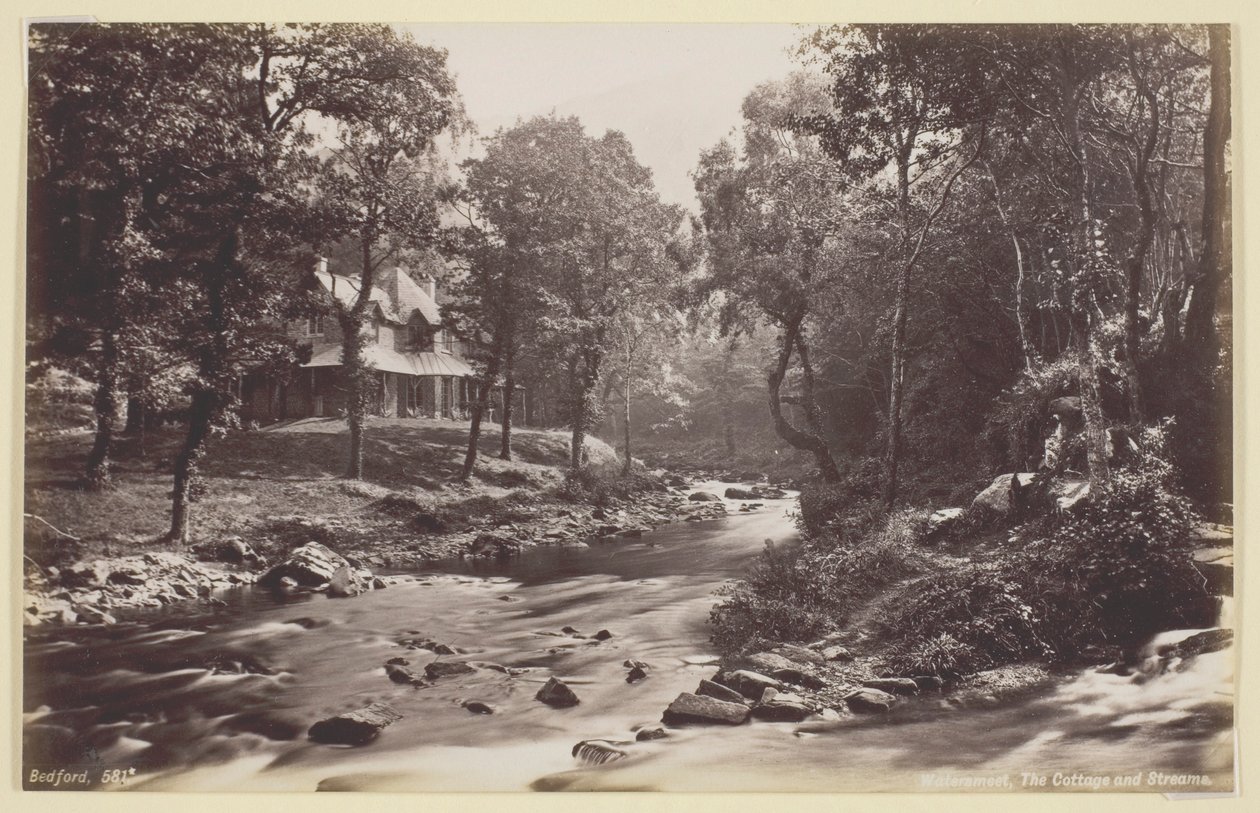 Watersmeet, Kulübe ve Akarsular by Francis Bedford