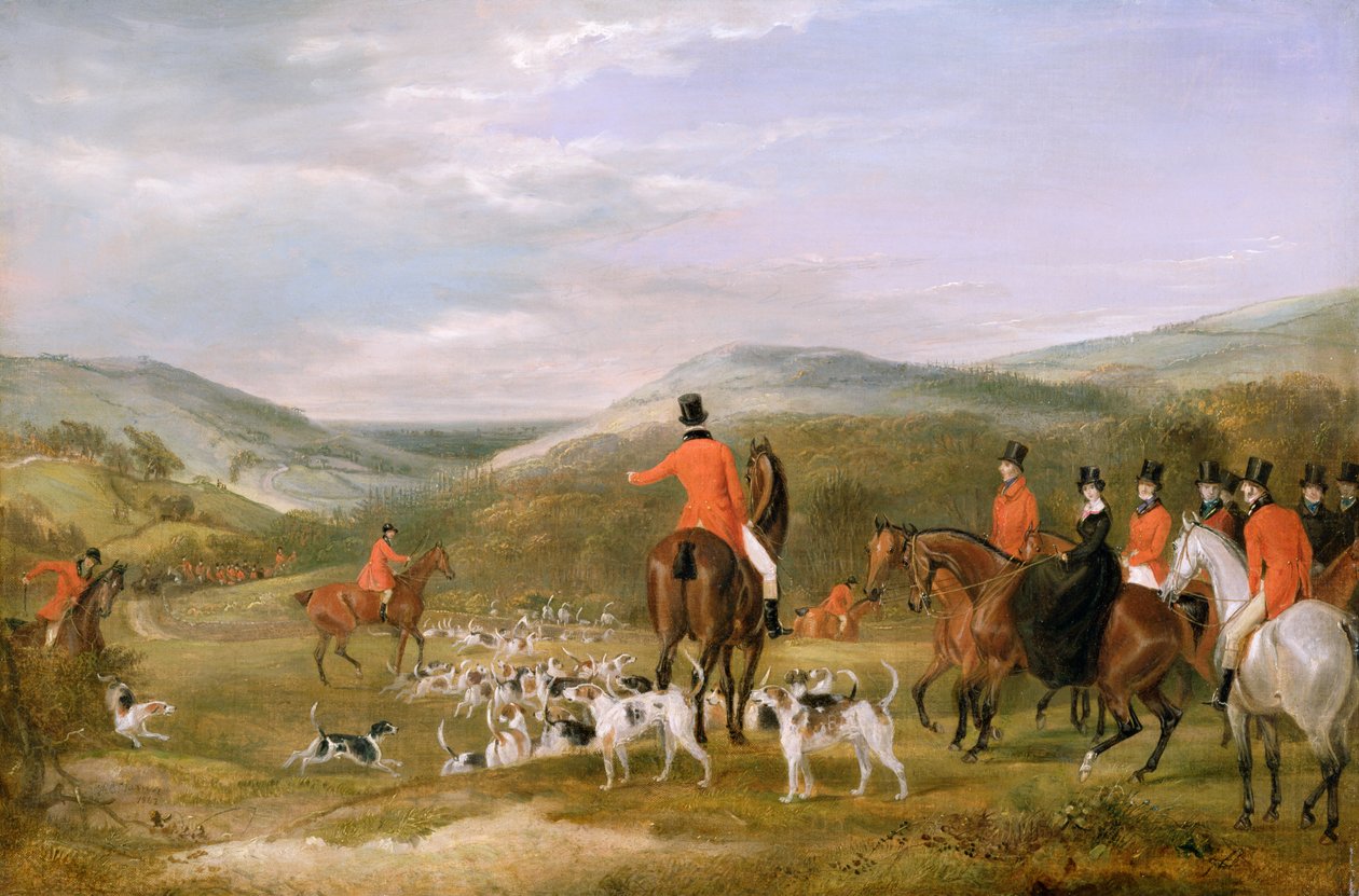 Berkeley Avı, 1842: Buluşma by Francis Calcraft Turner