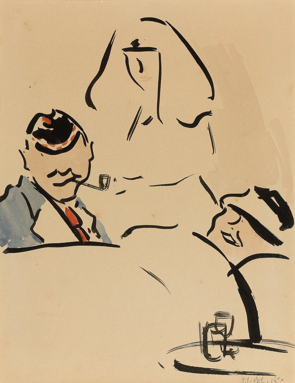 başucu görgü by Francis Campbell Boileau Cadell