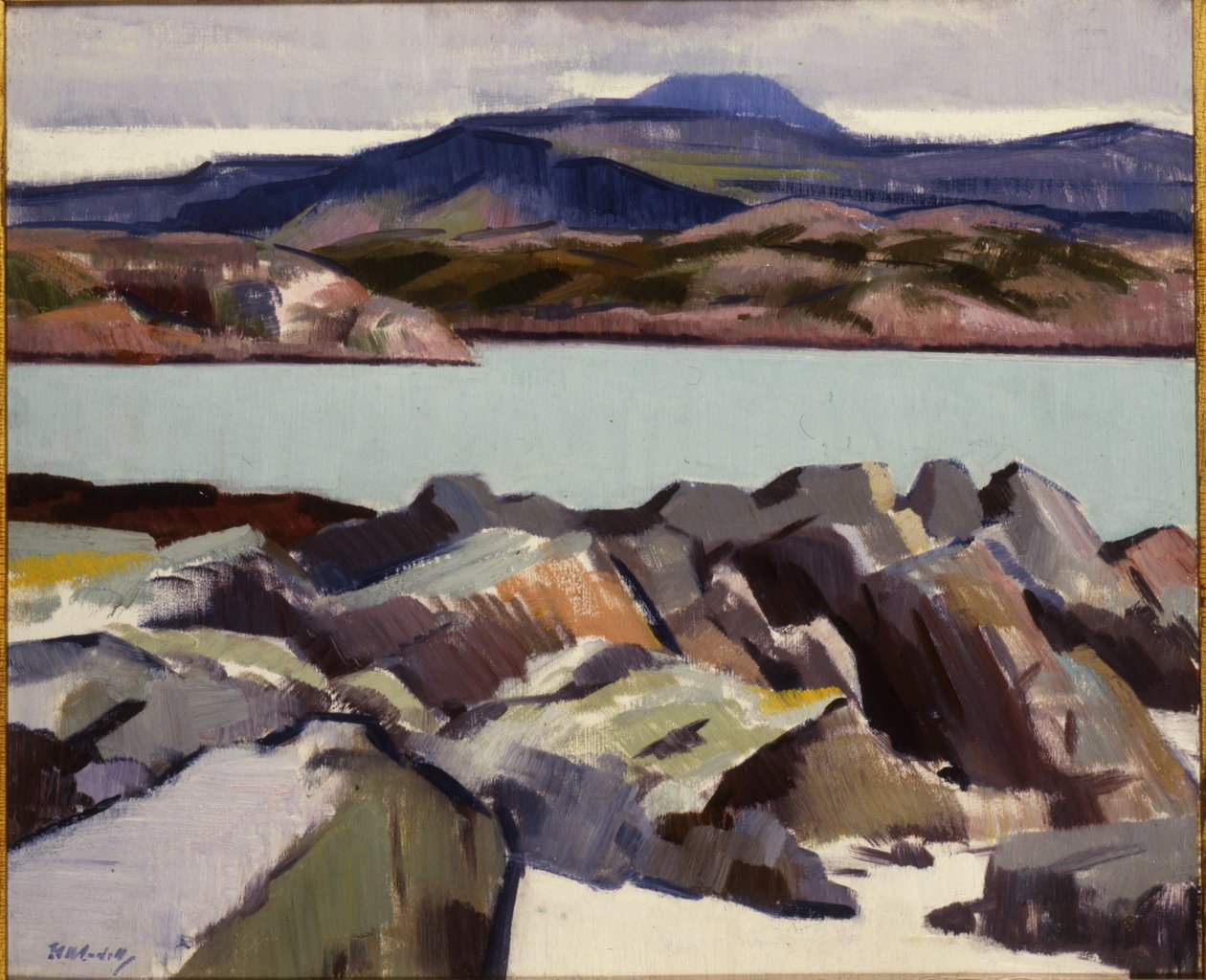 Ben More, yukarıdan Port Beag na Sligeanach (tuval üzerine yağlı boya) by Francis Campbell Boileau Cadell