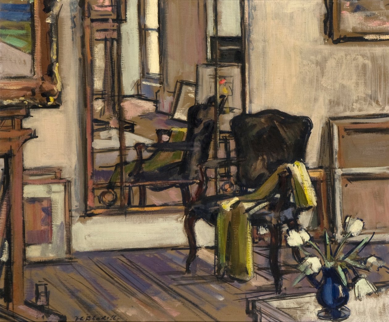 İç Mekan, Regent Terrace, Edinburgh, 1932-33 by Francis Campbell Boileau Cadell