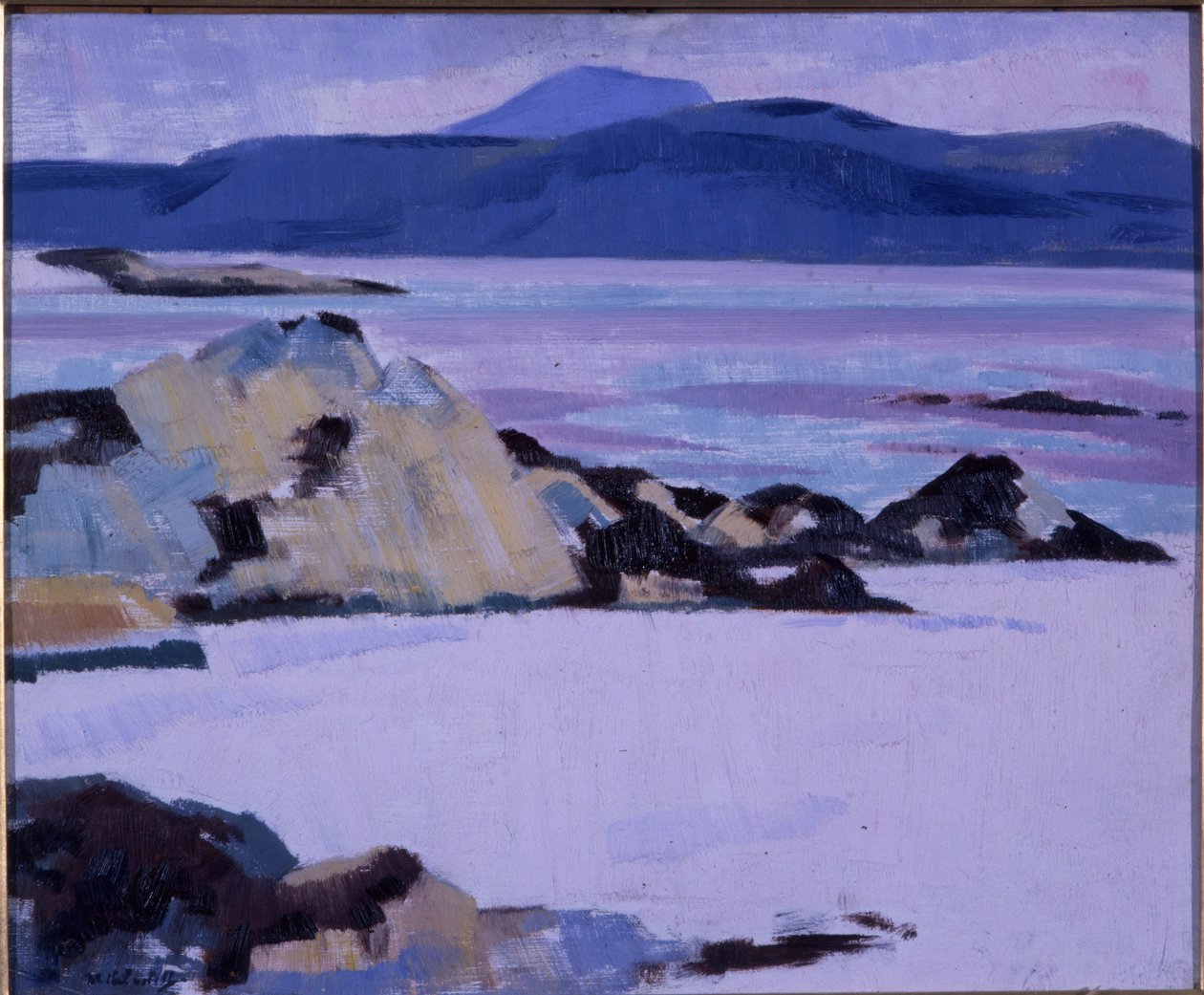 Iona - Kuzey Yakası (tuval üzerine yağlı boya) by Francis Campbell Boileau Cadell