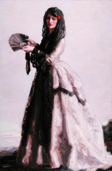 İspanyol Bayan by Francis Campbell Boileau Cadell
